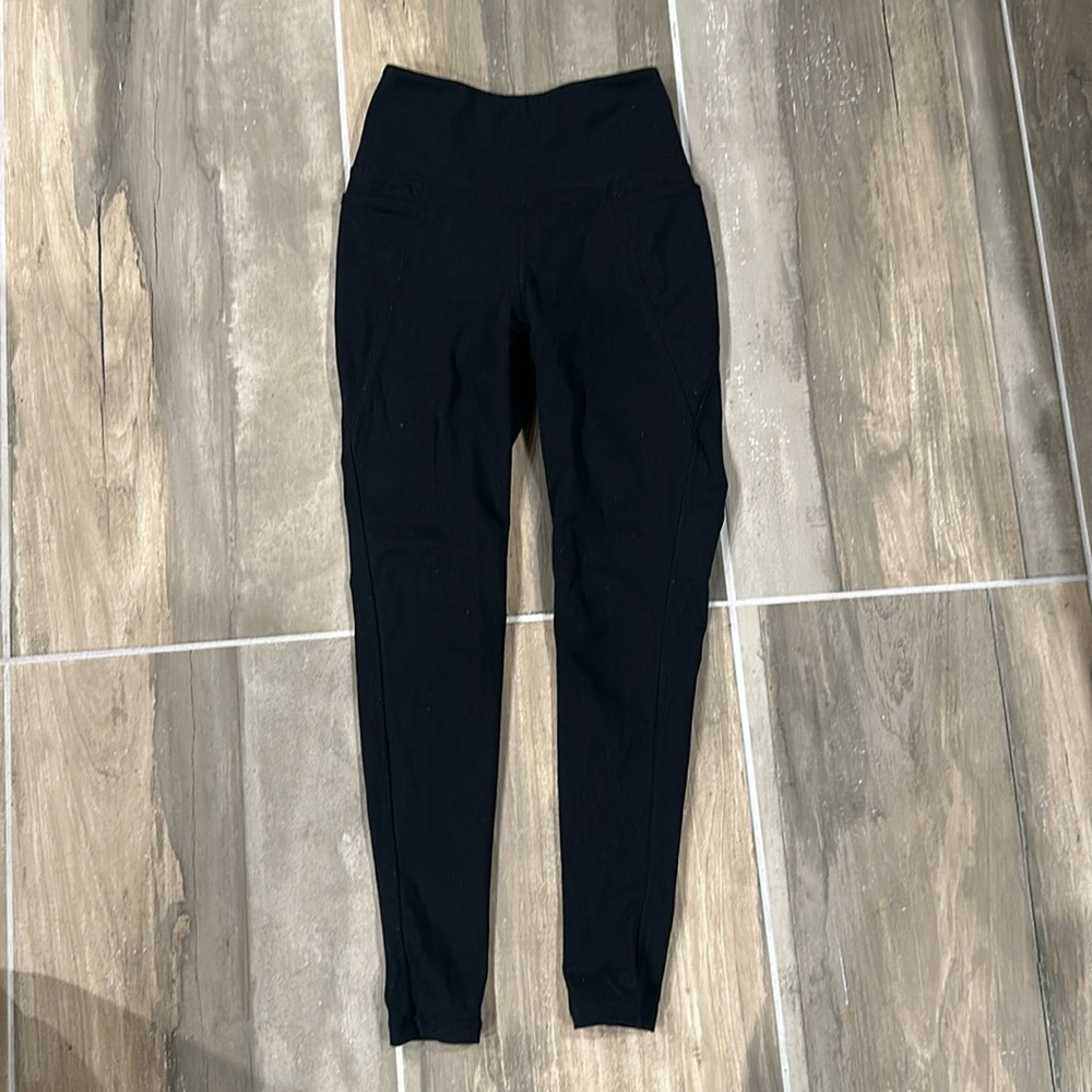 Danskin High Waisted Pocket Leggings - Black - Size XS